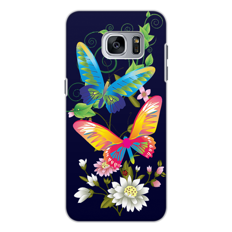 Printio Чехол для Samsung Galaxy S7 Edge, объёмная печать Бабочки фэнтези printio чехол для samsung galaxy s7 объёмная печать бабочки фэнтези