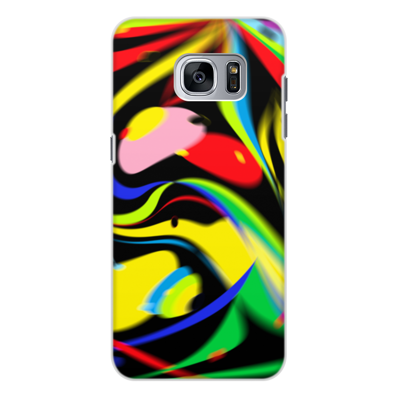 Printio Чехол для Samsung Galaxy S7 Edge, объёмная печать Фантазия чехол mypads разноцветное лицо абстракция для motorola edge plus задняя панель накладка бампер