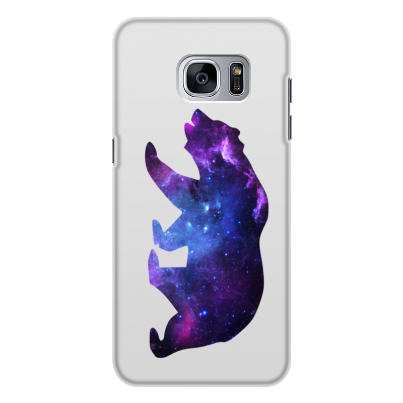 Printio Чехол для Samsung Galaxy S7 Edge, объёмная печать Space animals