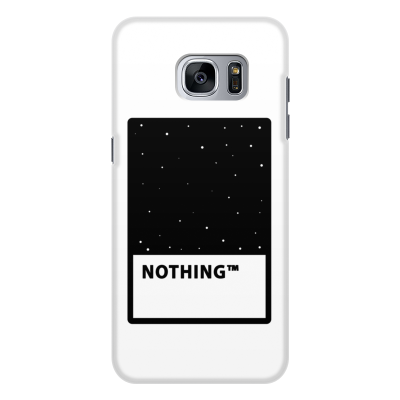 Printio Чехол для Samsung Galaxy S7 Edge, объёмная печать Nothing