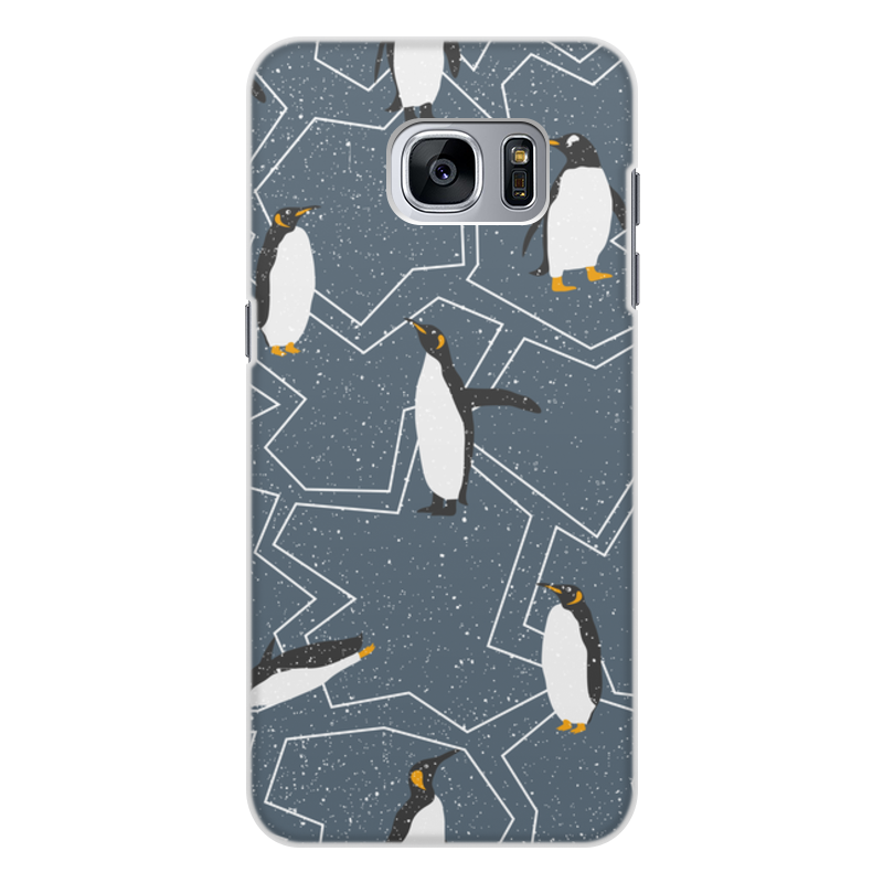 Printio Чехол для Samsung Galaxy S7 Edge, объёмная печать Пингвины printio чехол для samsung galaxy s7 объёмная печать пингвины