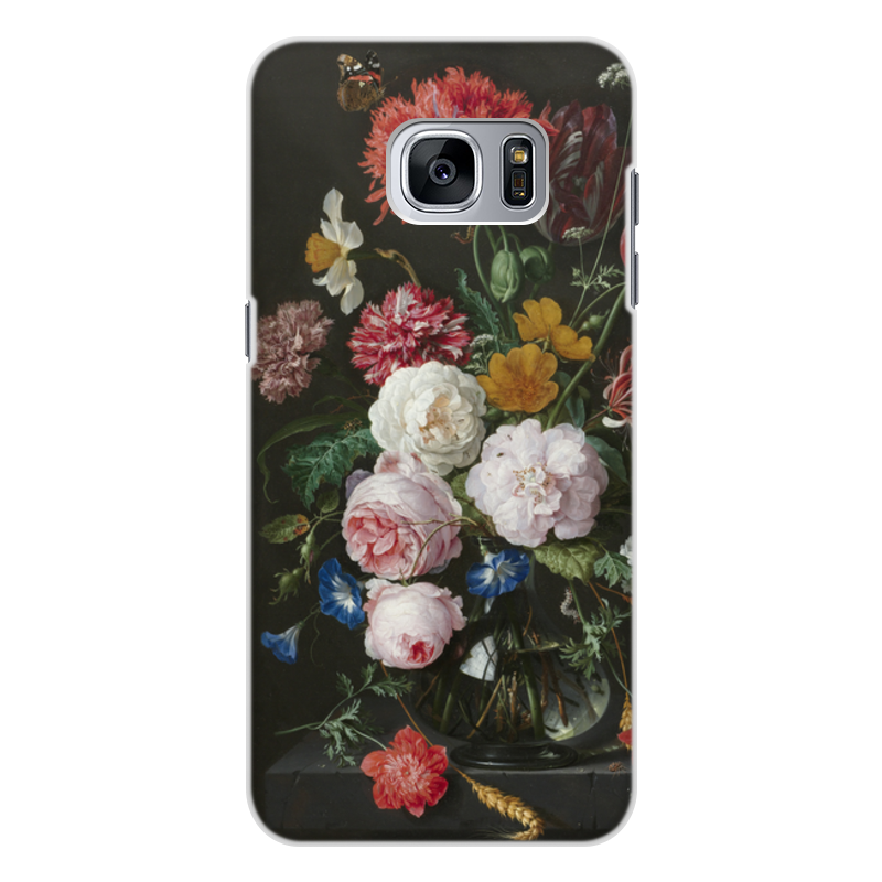 Printio Чехол для Samsung Galaxy S7 Edge, объёмная печать Цветочный букет в стеклянной вазе (ян де хем) printio чехол для samsung galaxy s8 объёмная печать цветочный букет в стеклянной вазе ян де хем