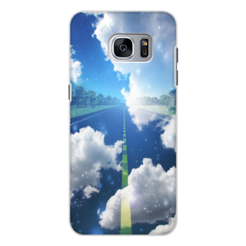 Printio Чехол для Samsung Galaxy S7 Edge, объёмная печать Облака printio чехол для samsung galaxy s7 объёмная печать облака