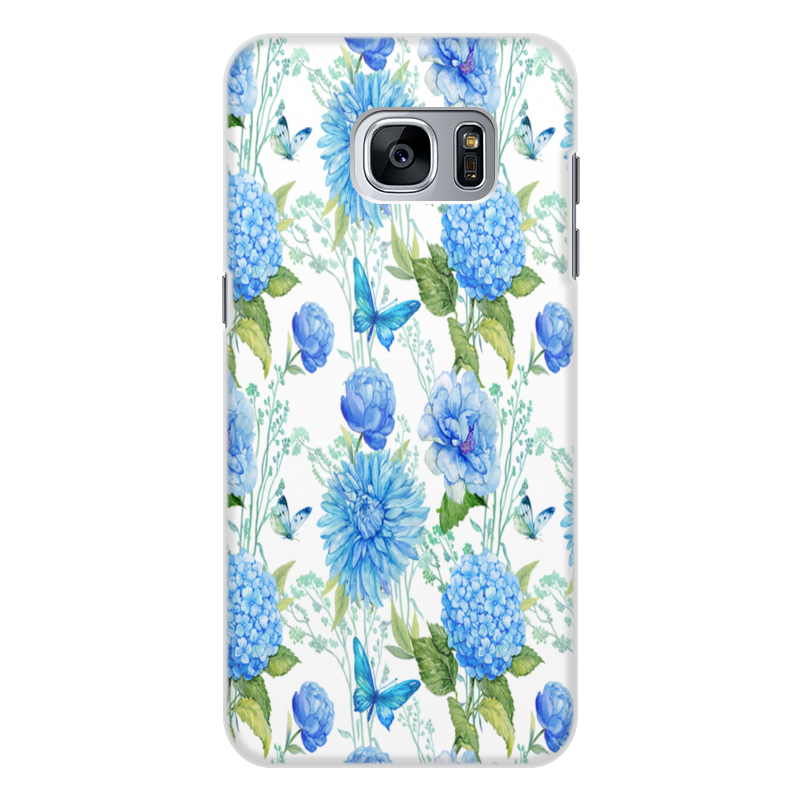 Printio Чехол для Samsung Galaxy S7 Edge, объёмная печать Бабочки