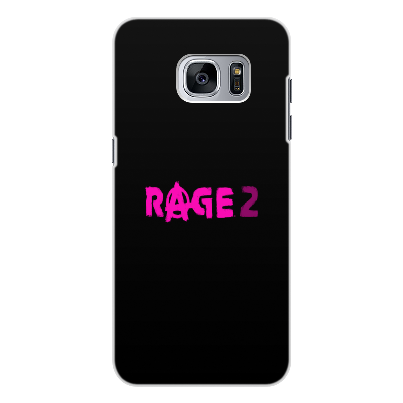 Printio Чехол для Samsung Galaxy S7 Edge, объёмная печать rage 2