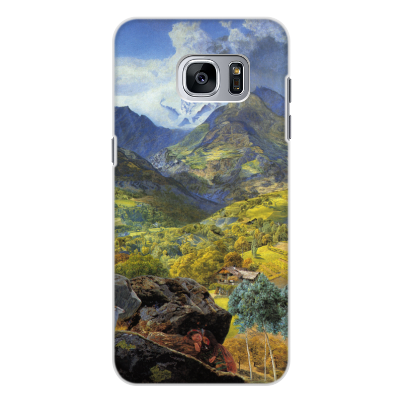 Printio Чехол для Samsung Galaxy S7 Edge, объёмная печать Валле-д’аоста (картина джона бретта)