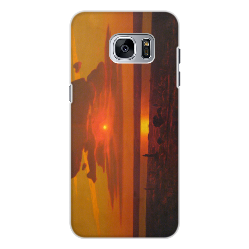 Printio Чехол для Samsung Galaxy S7 Edge, объёмная печать Красный закат (картина архипа куинджи) printio чехол для samsung galaxy s7 объёмная печать красный закат картина архипа куинджи
