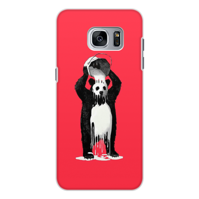 printio чехол для iphone 7 объёмная печать панда в краске Printio Чехол для Samsung Galaxy S7 Edge, объёмная печать Панда в краске