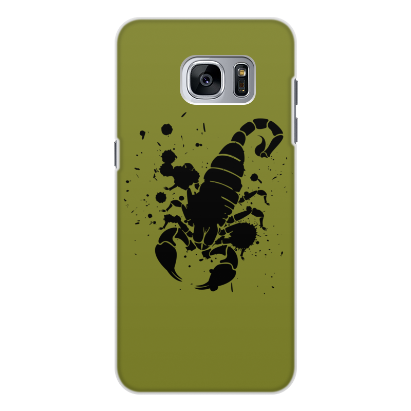 Printio Чехол для Samsung Galaxy S7 Edge, объёмная печать Скорпион (24.10-21.11)