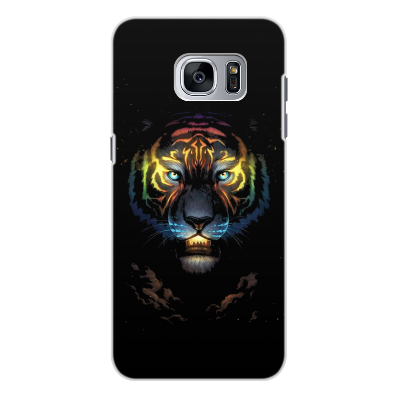 Printio Чехол для Samsung Galaxy S7 Edge, объёмная печать Тигры printio чехол для samsung galaxy s7 объёмная печать тигры