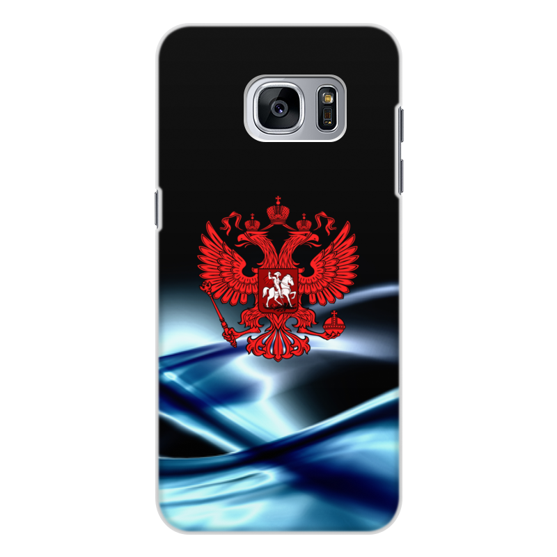 Printio Чехол для Samsung Galaxy S7 Edge, объёмная печать Герб россии printio чехол для samsung galaxy s7 edge объёмная печать russia