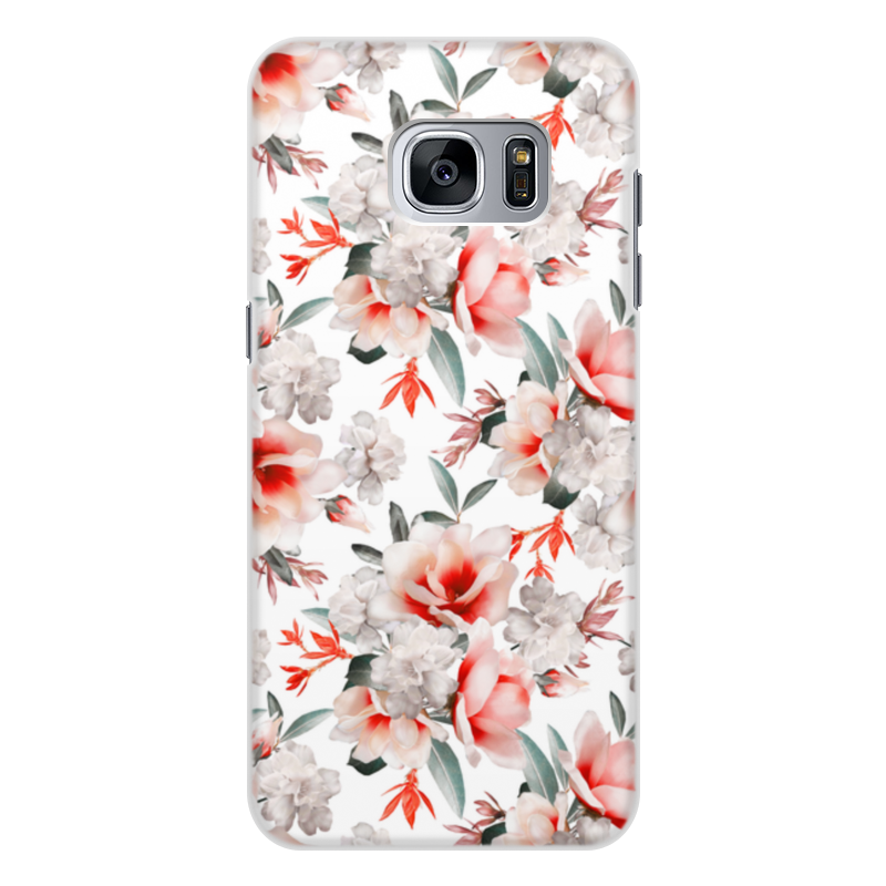 Printio Чехол для Samsung Galaxy S7 Edge, объёмная печать Цветы printio чехол для samsung galaxy s7 edge объёмная печать сад цветов