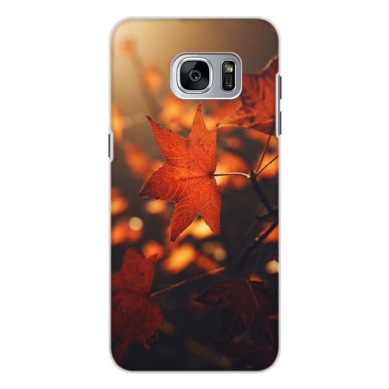 Printio Чехол для Samsung Galaxy S7 Edge, объёмная печать Осень