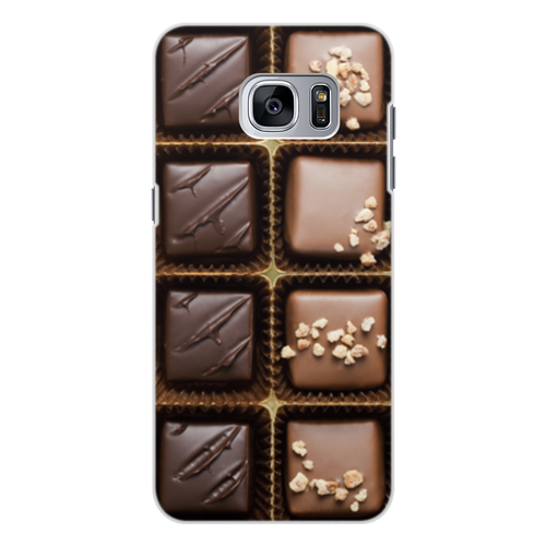 Заказать чехол для Samsung Galaxy S7/S7 Edge в Москве. Чехол для Samsung Galaxy S7 Edge, объёмная печать  Шоколад от THE_NISE  - готовые дизайны и нанесение принтов.
