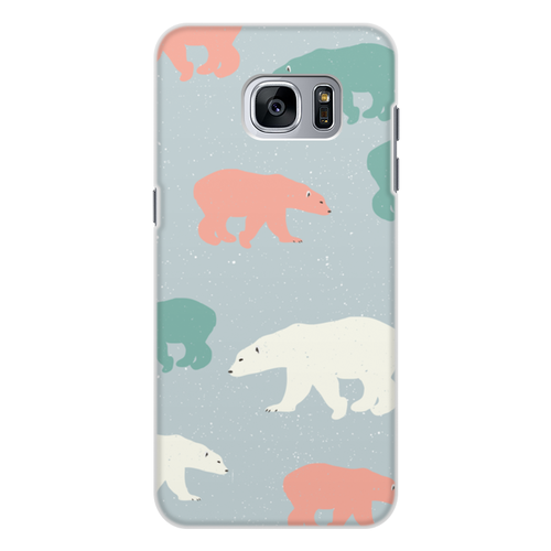 Заказать чехол для Samsung Galaxy S7/S7 Edge в Москве. Чехол для Samsung Galaxy S7 Edge, объёмная печать медведи от THE_NISE  - готовые дизайны и нанесение принтов.