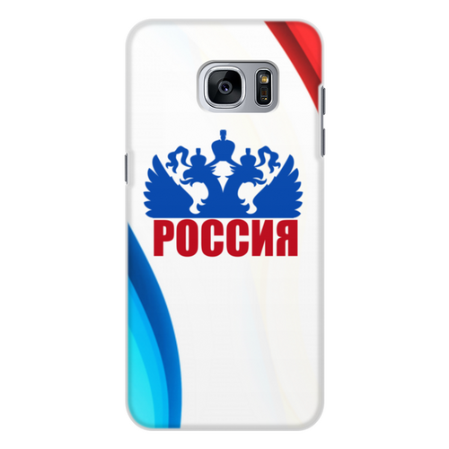 Заказать чехол для Samsung Galaxy S7/S7 Edge в Москве. Чехол для Samsung Galaxy S7 Edge, объёмная печать Герб России от THE_NISE  - готовые дизайны и нанесение принтов.