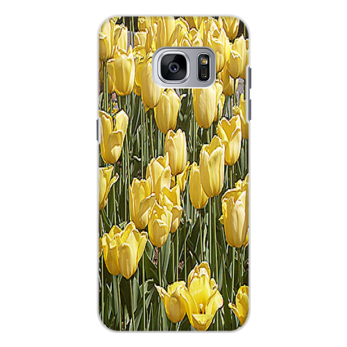 Заказать чехол для Samsung Galaxy S7/S7 Edge в Москве. Чехол для Samsung Galaxy S7 Edge, объёмная печать Солнечный тюльпан. от Eva De Peron.  - готовые дизайны и нанесение принтов.