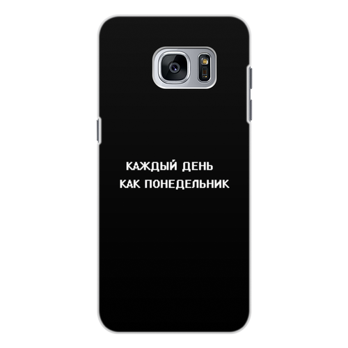Заказать чехол для Samsung Galaxy S7/S7 Edge в Москве. Чехол для Samsung Galaxy S7 Edge, объёмная печать Понедельник от THE_NISE  - готовые дизайны и нанесение принтов.