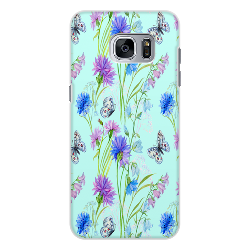 Заказать чехол для Samsung Galaxy S7/S7 Edge в Москве. Чехол для Samsung Galaxy S7 Edge, объёмная печать бабочки от THE_NISE  - готовые дизайны и нанесение принтов.