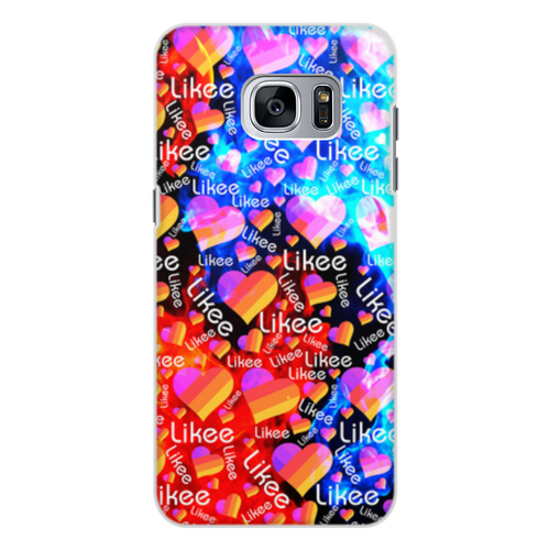 Заказать чехол для Samsung Galaxy S7/S7 Edge в Москве. Чехол для Samsung Galaxy S7 Edge, объёмная печать Likee от THE_NISE  - готовые дизайны и нанесение принтов.