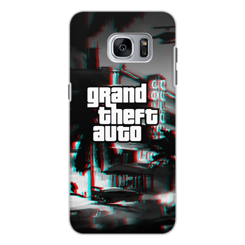 Заказать чехол для Samsung Galaxy S7/S7 Edge в Москве. Чехол для Samsung Galaxy S7 Edge, объёмная печать Grand Theft Auto от THE_NISE  - готовые дизайны и нанесение принтов.