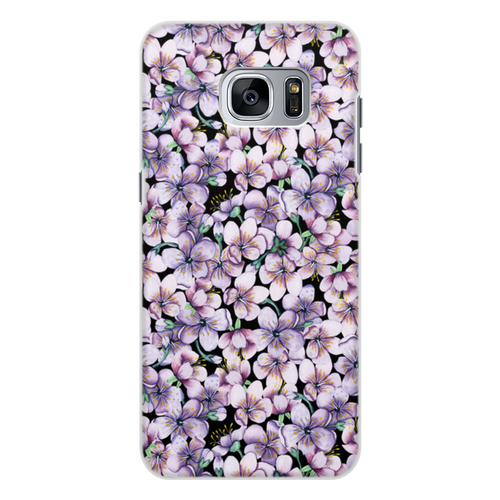 Заказать чехол для Samsung Galaxy S7/S7 Edge в Москве. Чехол для Samsung Galaxy S7 Edge, объёмная печать цветочный узор от THE_NISE  - готовые дизайны и нанесение принтов.