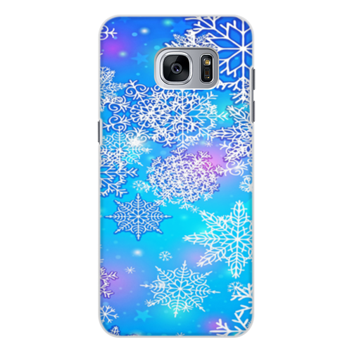 Заказать чехол для Samsung Galaxy S7/S7 Edge в Москве. Чехол для Samsung Galaxy S7 Edge, объёмная печать Новый год от THE_NISE  - готовые дизайны и нанесение принтов.