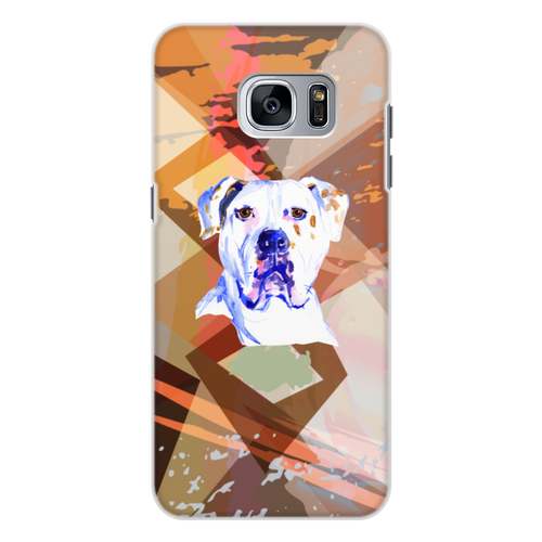 Заказать чехол для Samsung Galaxy S7/S7 Edge в Москве. Чехол для Samsung Galaxy S7 Edge, объёмная печать  Собака от THE_NISE  - готовые дизайны и нанесение принтов.