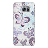 Заказать чехол для Samsung Galaxy S7/S7 Edge в Москве. Чехол для Samsung Galaxy S7 Edge, объёмная печать Фиолетовые бабочки от weeert - готовые дизайны и нанесение принтов.