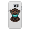 Заказать чехол для Samsung Galaxy S7/S7 Edge в Москве. Чехол для Samsung Galaxy S7 Edge, объёмная печать  Шимпанзе в маске от Stil na yarkosti - готовые дизайны и нанесение принтов.