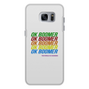 Заказать чехол для Samsung Galaxy S7/S7 Edge в Москве. Чехол для Samsung Galaxy S7 Edge, объёмная печать Ok Boomer от DESIGNER   - готовые дизайны и нанесение принтов.