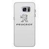 Заказать чехол для Samsung Galaxy S7/S7 Edge в Москве. Чехол для Samsung Galaxy S7 Edge, объёмная печать PEUGEOT от DESIGNER   - готовые дизайны и нанесение принтов.