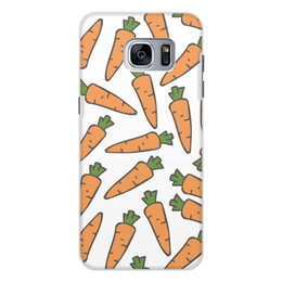 Заказать чехол для Samsung Galaxy S7/S7 Edge в Москве. Чехол для Samsung Galaxy S7 Edge, объёмная печать Морковки от skynatural - готовые дизайны и нанесение принтов.