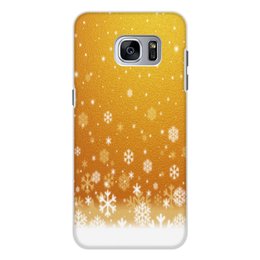Заказать чехол для Samsung Galaxy S7/S7 Edge в Москве. Чехол для Samsung Galaxy S7 Edge, объёмная печать снежинки от THE_NISE  - готовые дизайны и нанесение принтов.