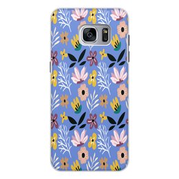 Заказать чехол для Samsung Galaxy S7/S7 Edge в Москве. Чехол для Samsung Galaxy S7 Edge, объёмная печать цветочки от THE_NISE  - готовые дизайны и нанесение принтов.