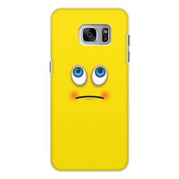 Заказать чехол для Samsung Galaxy S7/S7 Edge в Москве. Чехол для Samsung Galaxy S7 Edge, объёмная печать smile от THE_NISE  - готовые дизайны и нанесение принтов.