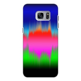 Заказать чехол для Samsung Galaxy S7/S7 Edge в Москве. Чехол для Samsung Galaxy S7 Edge, объёмная печать Звуковая волна от THE_NISE  - готовые дизайны и нанесение принтов.