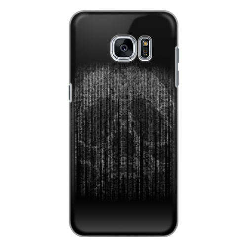 Заказать чехол для Samsung Galaxy S7/S7 Edge в Москве. Чехол для Samsung Galaxy S7 Edge силиконовый Голограмма череп от weeert - готовые дизайны и нанесение принтов.