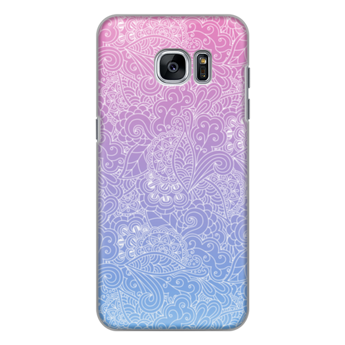 Заказать чехол для Samsung Galaxy S7/S7 Edge в Москве. Чехол для Samsung Galaxy S7 Edge силиконовый Градиентный узор от Antaya - готовые дизайны и нанесение принтов.