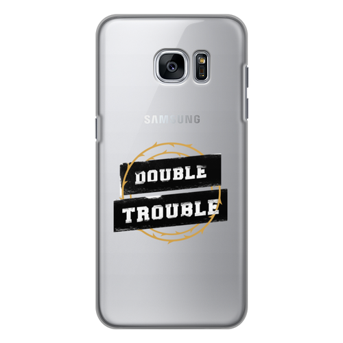 Заказать чехол для Samsung Galaxy S7/S7 Edge в Москве. Чехол для Samsung Galaxy S7 Edge силиконовый Double Trouble от go59 - готовые дизайны и нанесение принтов.