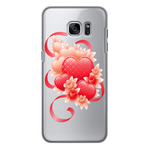 Заказать чехол для Samsung Galaxy S7/S7 Edge в Москве. Чехол для Samsung Galaxy S7 Edge силиконовый Любимой на 14 февраля от Apfelbaum - готовые дизайны и нанесение принтов.