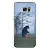 Заказать чехол для Samsung Galaxy S7/S7 Edge в Москве. Чехол для Samsung Galaxy S7 Edge силиконовый Мишка и волк от Татьяна - готовые дизайны и нанесение принтов.