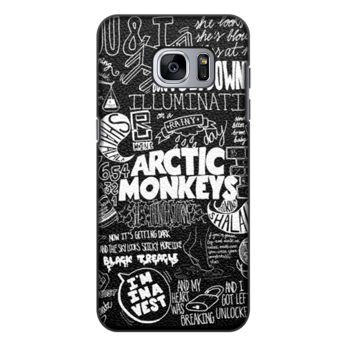 Заказать чехол для Samsung Galaxy S7/S7 Edge в Москве. Чехол для Samsung Galaxy S7 кожаный Arctic Monkeys  от geekbox - готовые дизайны и нанесение принтов.