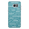 Заказать чехол для Samsung Galaxy S7/S7 Edge в Москве. Чехол для Samsung Galaxy S7 кожаный Мантра для настоящих мужчин от d_ari.design@mail.ru - готовые дизайны и нанесение принтов.