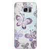 Заказать чехол для Samsung Galaxy S7/S7 Edge в Москве. Чехол для Samsung Galaxy S7 кожаный Фиолетовые бабочки от weeert - готовые дизайны и нанесение принтов.