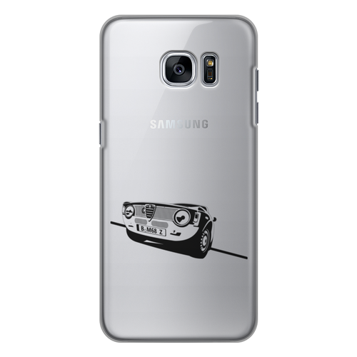 Заказать чехол для Samsung Galaxy S7/S7 Edge в Москве. Чехол для Samsung Galaxy S7 силиконовый Retro Alfa Romeo Racing от Mesk08 - готовые дизайны и нанесение принтов.