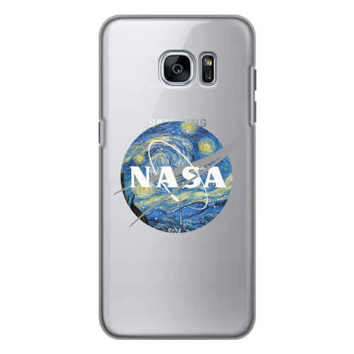 Заказать чехол для Samsung Galaxy S7/S7 Edge в Москве. Чехол для Samsung Galaxy S7 силиконовый /Nasa от Polilog - готовые дизайны и нанесение принтов.
