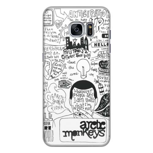 Заказать чехол для Samsung Galaxy S7/S7 Edge в Москве. Чехол для Samsung Galaxy S7 силиконовый Arctic Monkeys от geekbox - готовые дизайны и нанесение принтов.