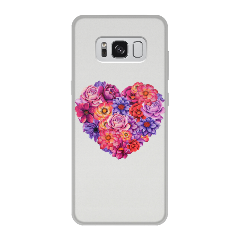 Printio Чехол для Samsung Galaxy S8, объёмная печать Сердце