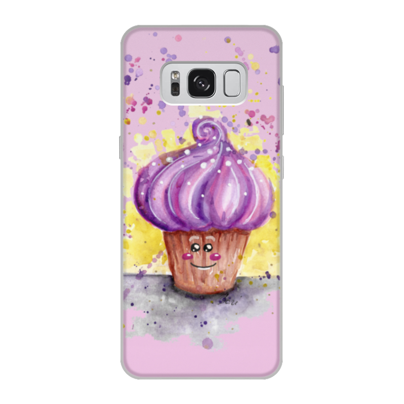 Printio Чехол для Samsung Galaxy S8, объёмная печать Сладкий кексик printio чехол для samsung galaxy s8 plus объёмная печать сладкий кексик